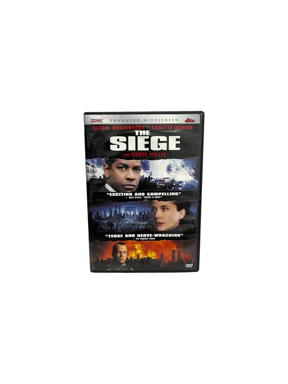 The Siege (DVD, Widescreen, 2001) Denzel Washington Annette Benning Bruce Willis